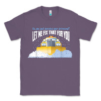 Lavender funny snow plow driver shirt   gift for snowplow drivers t shirt Classic Tee - linhVisuals