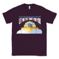 Plum funny snow plow driver shirt   gift for snowplow drivers t shirt Classic Tee - linhVisuals