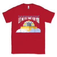 Red funny snow plow driver shirt   gift for snowplow drivers t shirt Classic Tee - linhVisuals