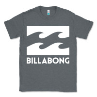 Charcoal Heather BILLABONG WAVE Classic Tee - linhVisuals