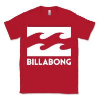 Red BILLABONG WAVE Classic Tee - linhVisuals