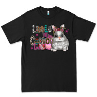 Black Little Miss Cotton Tail Premium Tee - CowhideDigitalArt