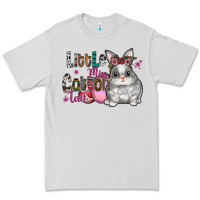 Dove Grey Little Miss Cotton Tail Premium Tee - CowhideDigitalArt