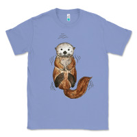 Colony Blue otter Classic Tee - linhVisuals