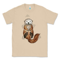 Mushroom otter Classic Tee - linhVisuals