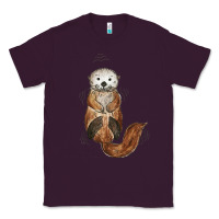 Plum otter Classic Tee - linhVisuals