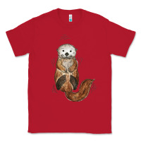 Red otter Classic Tee - linhVisuals