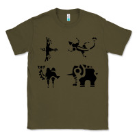 Army Green divine beasts symbols Classic Tee - linhVisuals