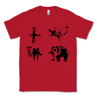 Red divine beasts symbols Classic Tee - linhVisuals