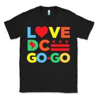 Black #love dc go go Classic Tee - linhVisuals