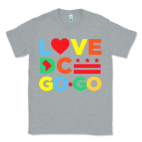 Heather Grey #love dc go go Classic Tee - linhVisuals