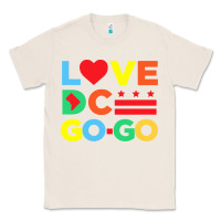 Natural #love dc go go Classic Tee - linhVisuals