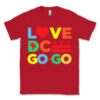 Red #love dc go go Classic Tee - linhVisuals