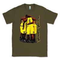 Army Green fab 5 Classic Tee - linhVisuals