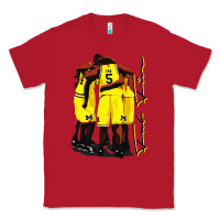 Red fab 5 Classic Tee - linhVisuals