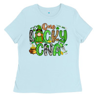 Baby Blue one lucky cna Ladies Tee - Artiststas