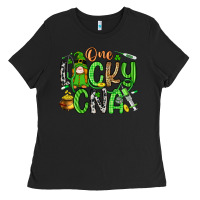 Black one lucky cna Ladies Tee - Artiststas
