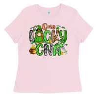 Bubblegum Pink one lucky cna Ladies Tee - Artiststas