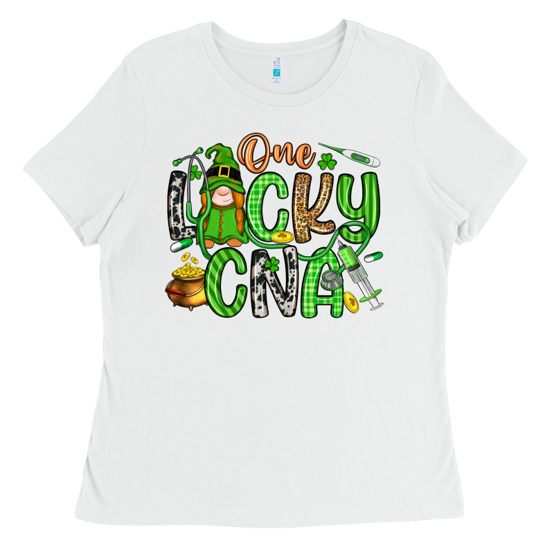 One Lucky Cna Ladies Tee by Artiststas | Teevron