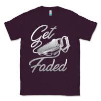 Plum get faded barber barbershop hairdresser pullover hoodie Classic Tee - linhVisuals