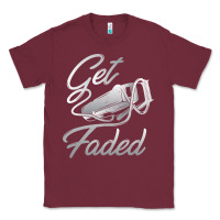 Burgundy get faded barber barbershop hairdresser pullover hoodie Classic Tee - linhVisuals
