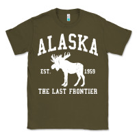 Army Green alaska Classic Tee - linhVisuals