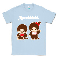 Dusty Blue monchichi Classic Tee - linhVisuals