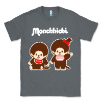 Charcoal Heather monchichi Classic Tee - linhVisuals