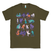 Army Green cryptid creatures   mythology Classic Tee - linhVisuals