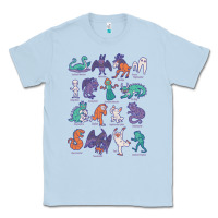 Dusty Blue cryptid creatures   mythology Classic Tee - linhVisuals