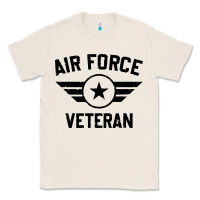 Natural air force veteran Classic Tee - linhVisuals