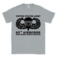 Heather Grey army 82nd airborne Classic Tee - linhVisuals