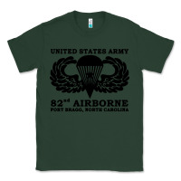 Sports Green army 82nd airborne Classic Tee - linhVisuals