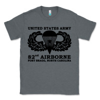 Charcoal Heather army 82nd airborne Classic Tee - linhVisuals