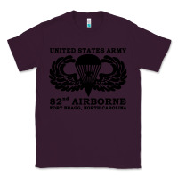Plum army 82nd airborne Classic Tee - linhVisuals