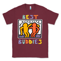 Burgundy best buddies has landed Classic Tee - linhVisuals