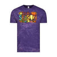 Cloud Purple tis the season softball Vintage Tee - RacoonDesign