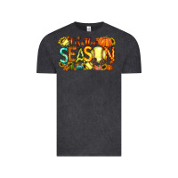 Vintage Black tis the season softball Vintage Tee - RacoonDesign