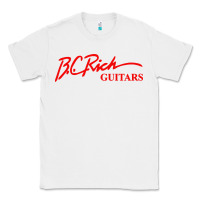 White bc rich guitar Classic Tee - linhVisuals