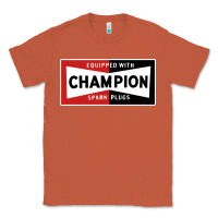 Copper champion spark plugs company Classic Tee - linhVisuals