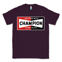 Plum champion spark plugs company Classic Tee - linhVisuals
