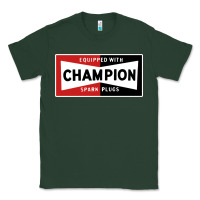 Sports Green champion spark plugs company Classic Tee - linhVisuals