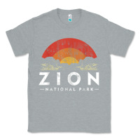 Heather Grey retro zion national park us vintage utah adventure hiking Classic Tee - linhVisuals