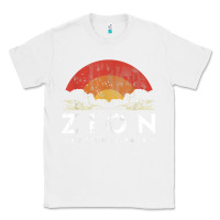 White retro zion national park us vintage utah adventure hiking Classic Tee - linhVisuals