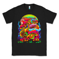 Black psychedelic t  shirt psychedelic dream t  shirt Classic Tee - linhVisuals