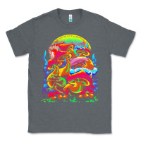 Charcoal Heather psychedelic t  shirt psychedelic dream t  shirt Classic Tee - linhVisuals