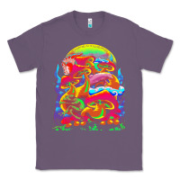 Lavender psychedelic t  shirt psychedelic dream t  shirt Classic Tee - linhVisuals