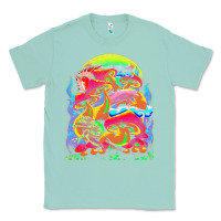 Seafoam psychedelic t  shirt psychedelic dream t  shirt Classic Tee - linhVisuals