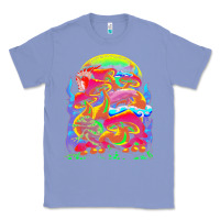 Colony Blue psychedelic t  shirt psychedelic dream t  shirt Classic Tee - linhVisuals