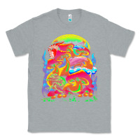 Heather Grey psychedelic t  shirt psychedelic dream t  shirt Classic Tee - linhVisuals